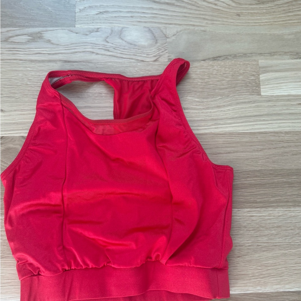 Red Women's Sports Bra